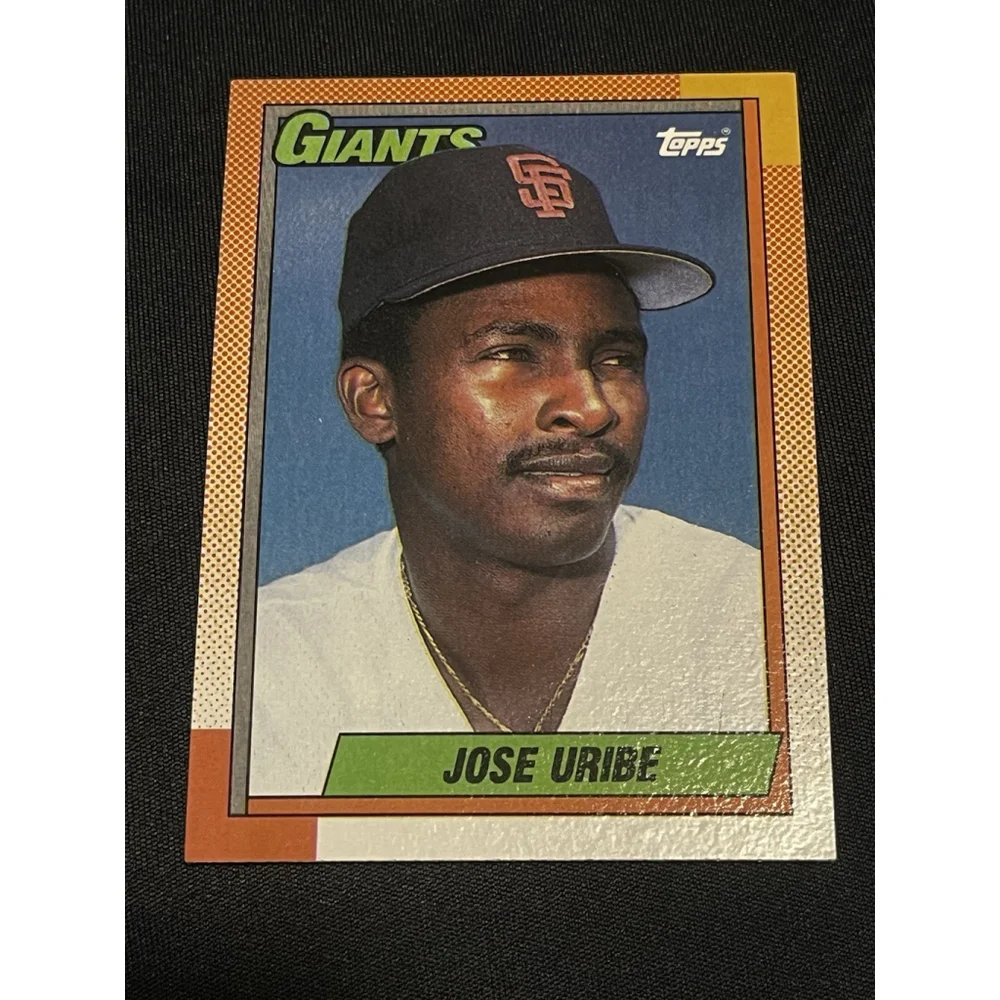 1990 Topps Jose Uribe San Francisco Giants Card #472